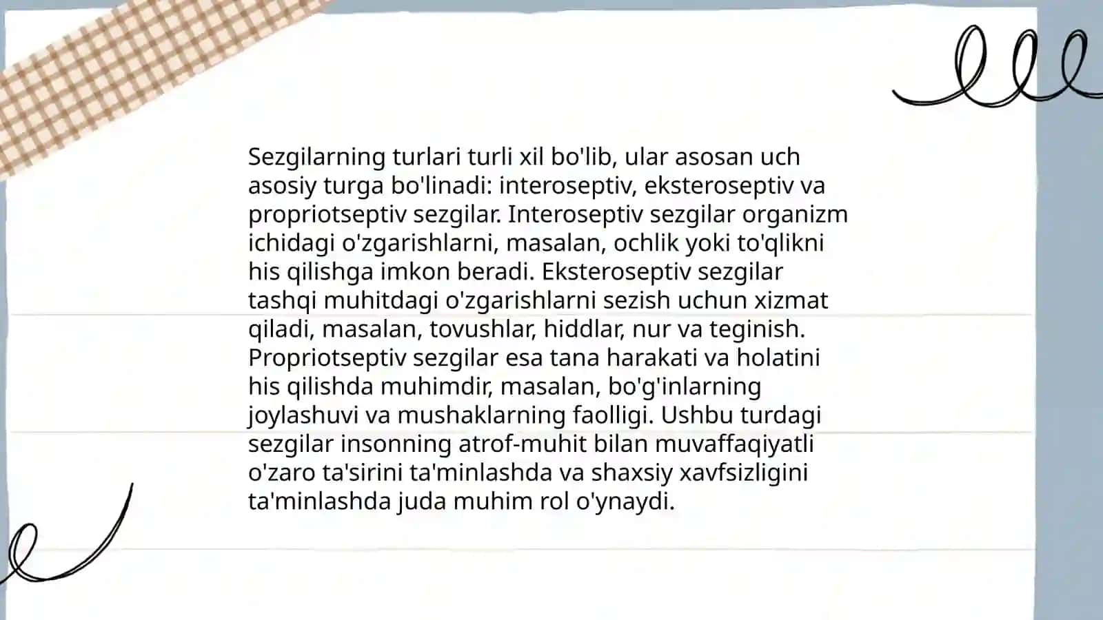Sezgilar haqida umumiy tushuncha va uning nerv-fiziologik asoslari 4