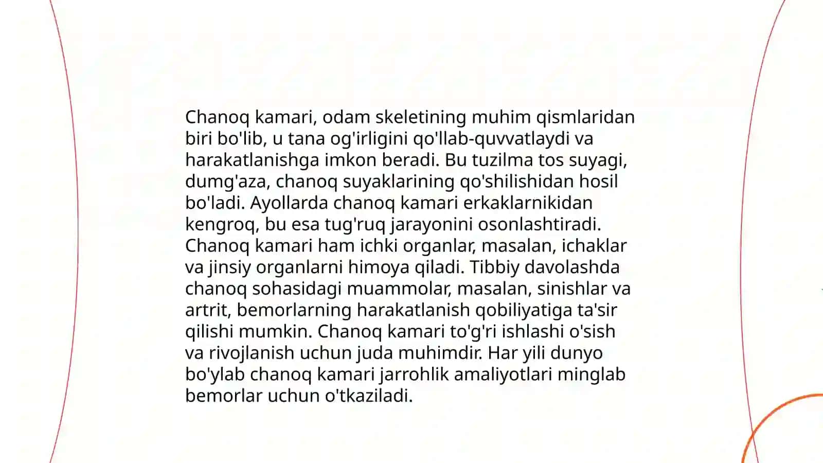Chanoq kamari va erkin oyoq muskullari 4