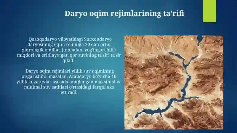 Daryolar suv rejimining davrlari 4