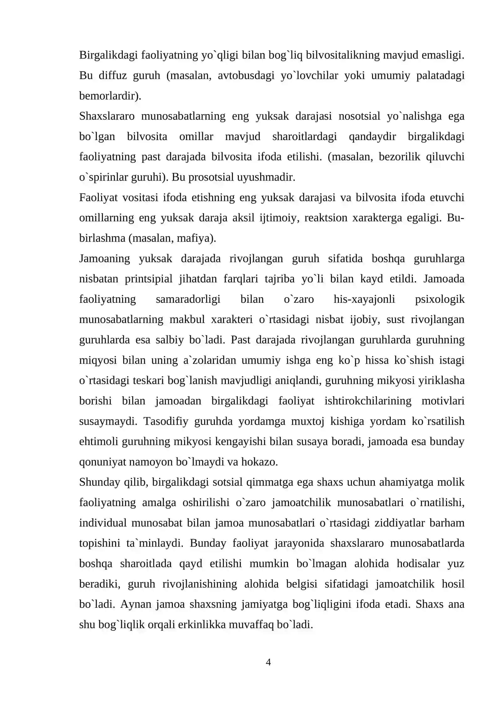 Ijtimoiy guruhlar tushunchasi va ularning klassifikatsiyasi 4