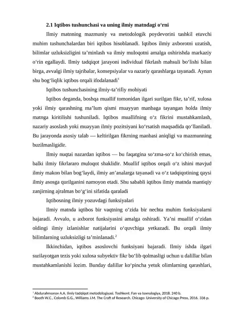IQTIBOS VA UNI RASMIYLASHTIRISHNING ASOSIY QOIDALARI. DALIL (ASOS, TEZIS, ISBOT, RAD ETISH) 4