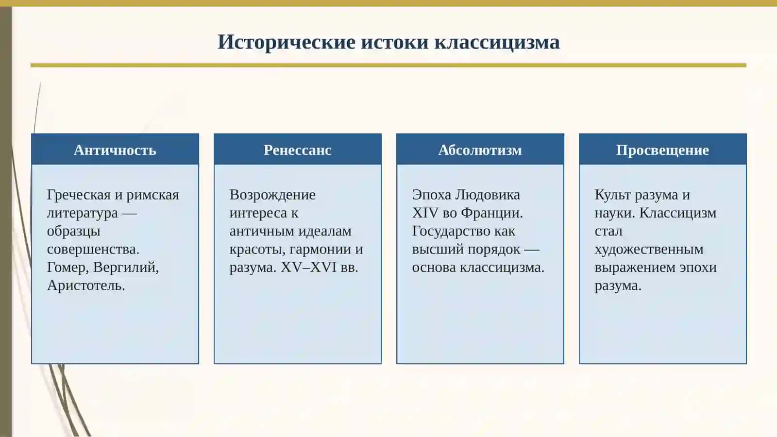 История русской литературы 4
