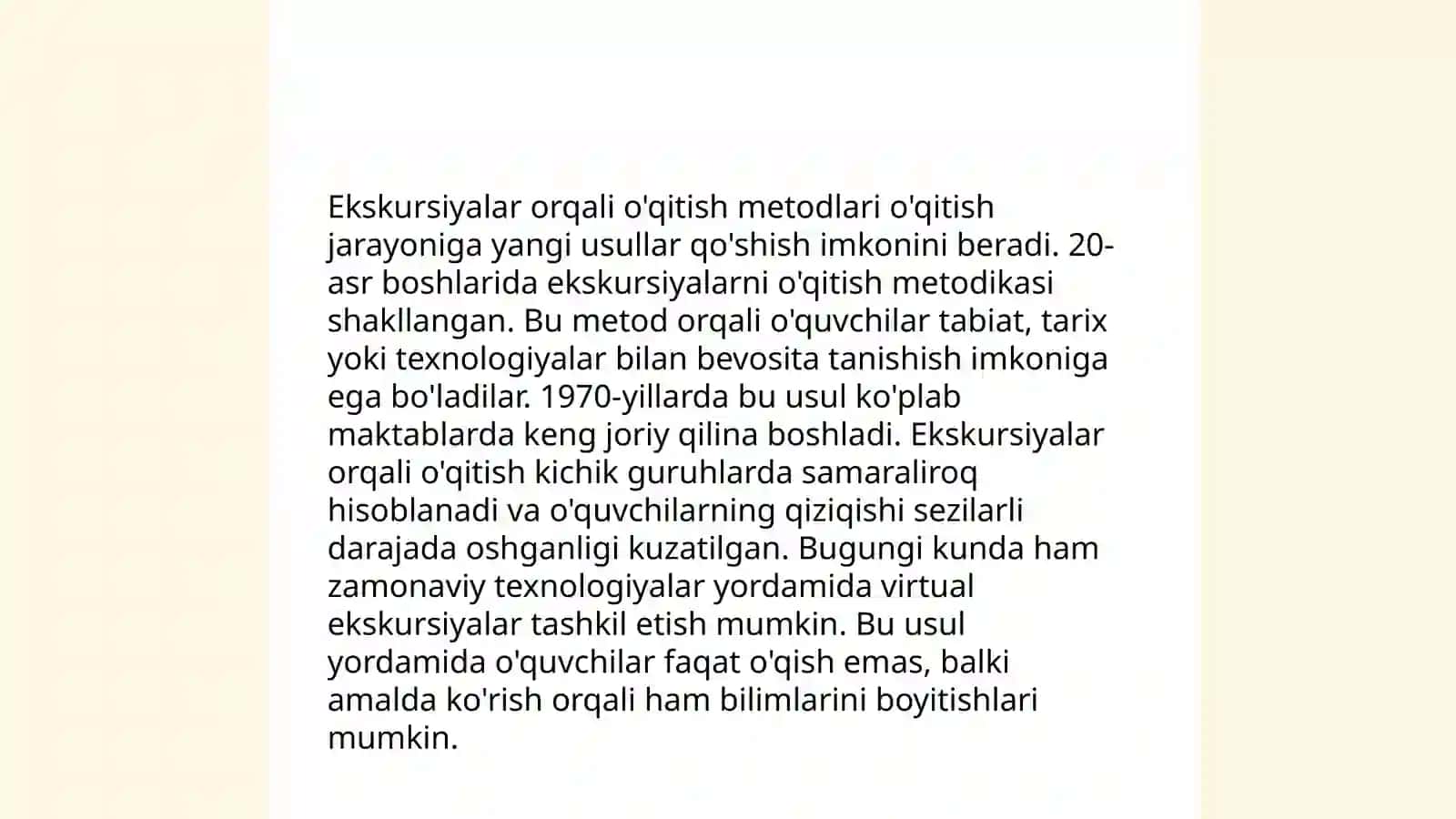 Alohida yordamga muhtoj bolalar maktab ta'limida ekskursiyalarning tarixi 4