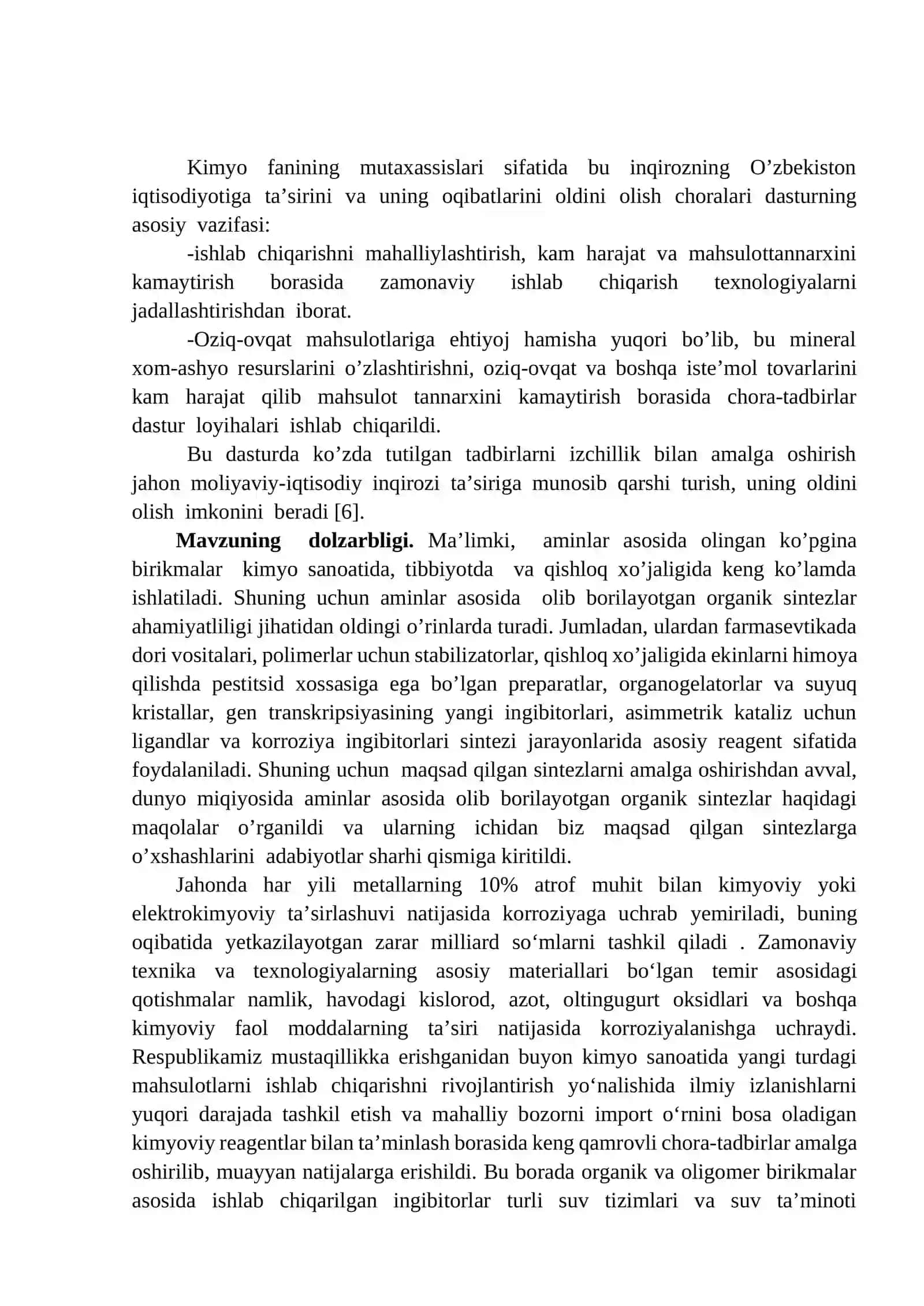 «Ikkilamchi, uchlamchi va to’rtlamchi aminlar asosida sintez reaksiyalarini o’rganish» mavzusidagi bitiruv malakaviy ishi 4
