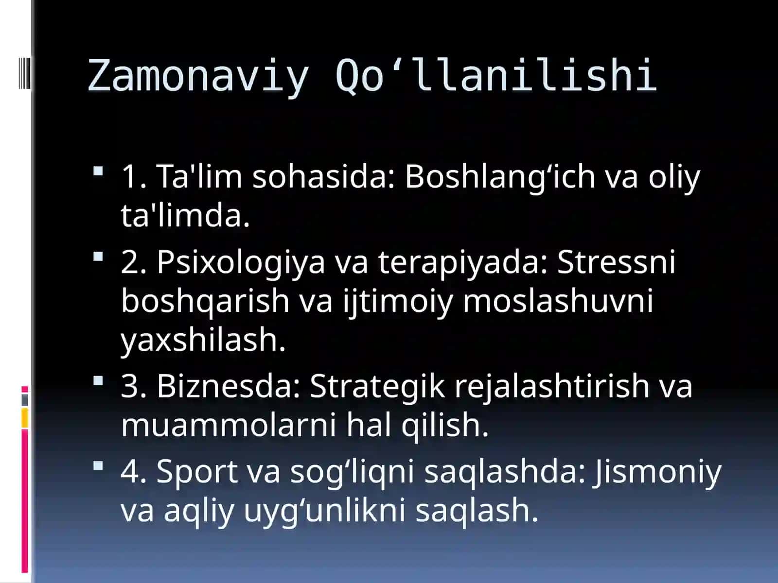 Sig‘un Usuli 4