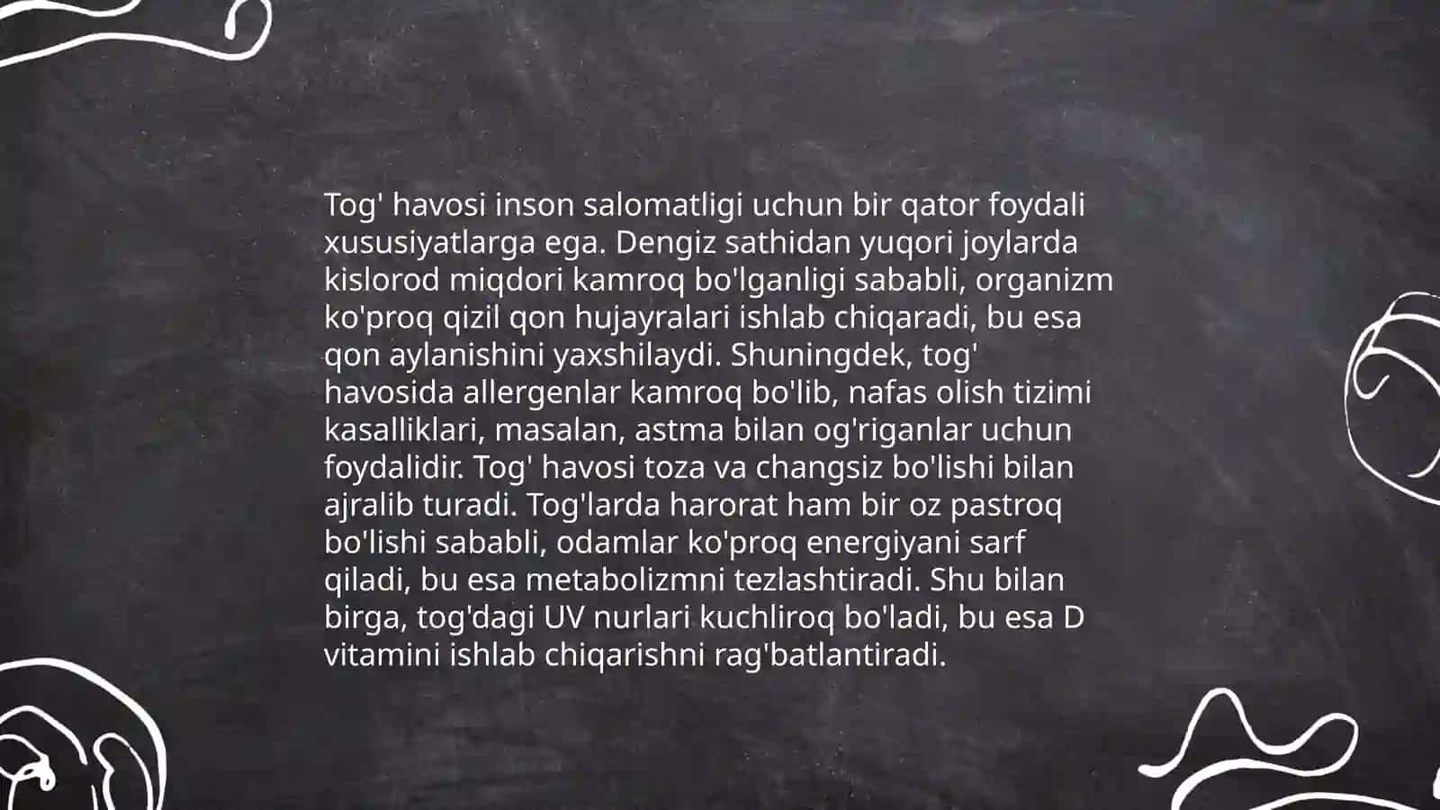 Tabiatning sogʻlomlashtirivchi kuchlarni va gigenik omillar 4