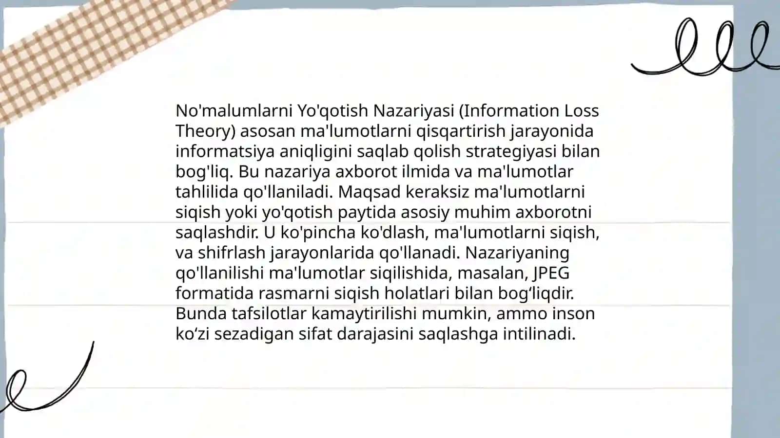 Sistemani no'malumlarni yo'qotish usullari 4
