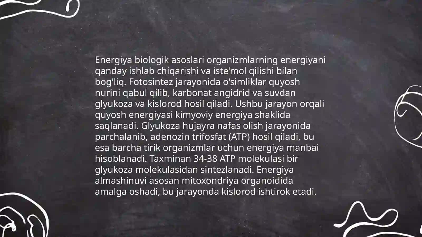Moddalar va energiya almashinuvi 4