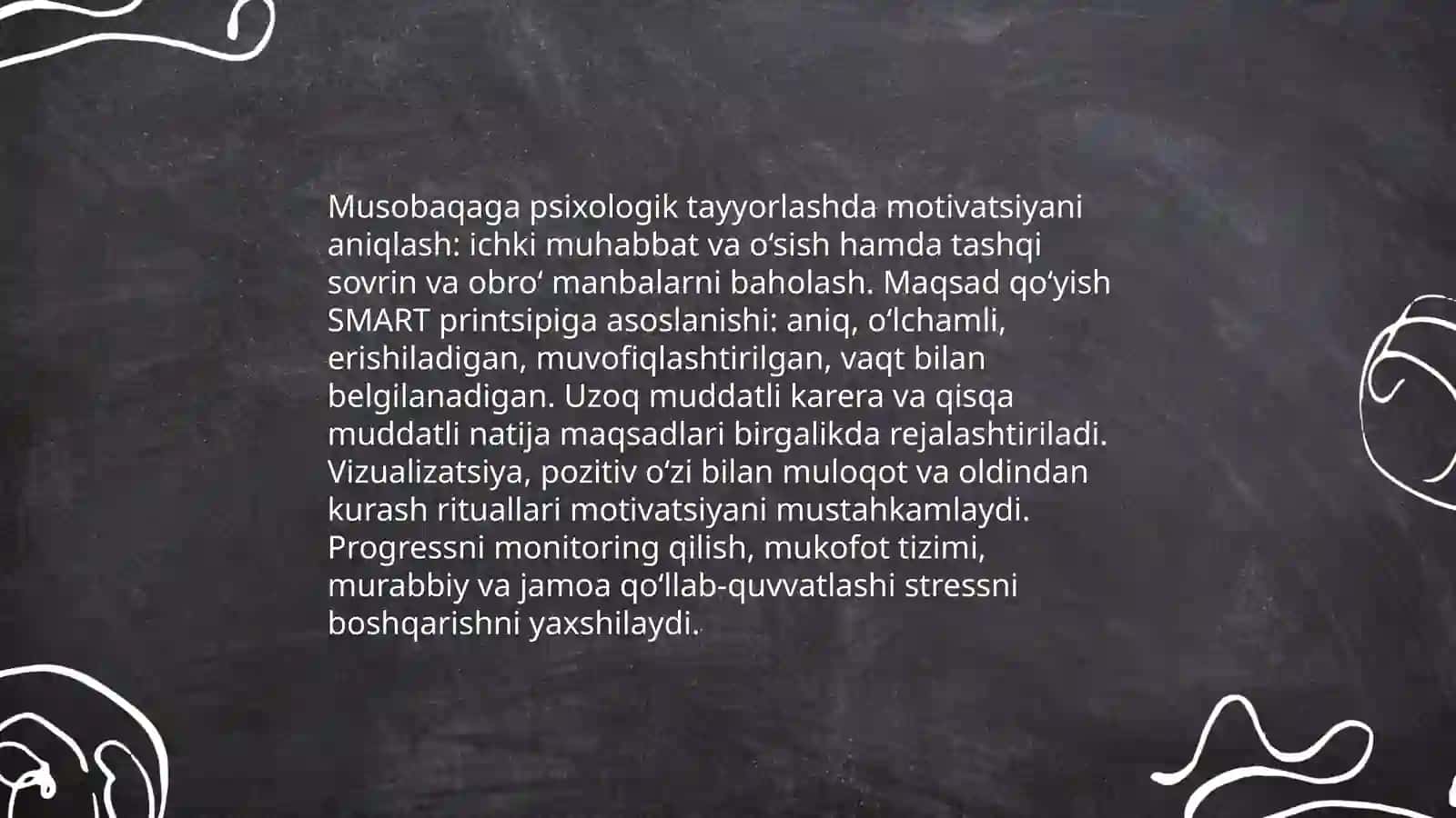 Belbogʻli kurashchilarni umumiy psixologik tayyorlash 4