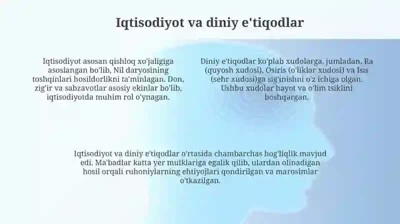 Qadimgi Misrda I-II sulolar davri 4