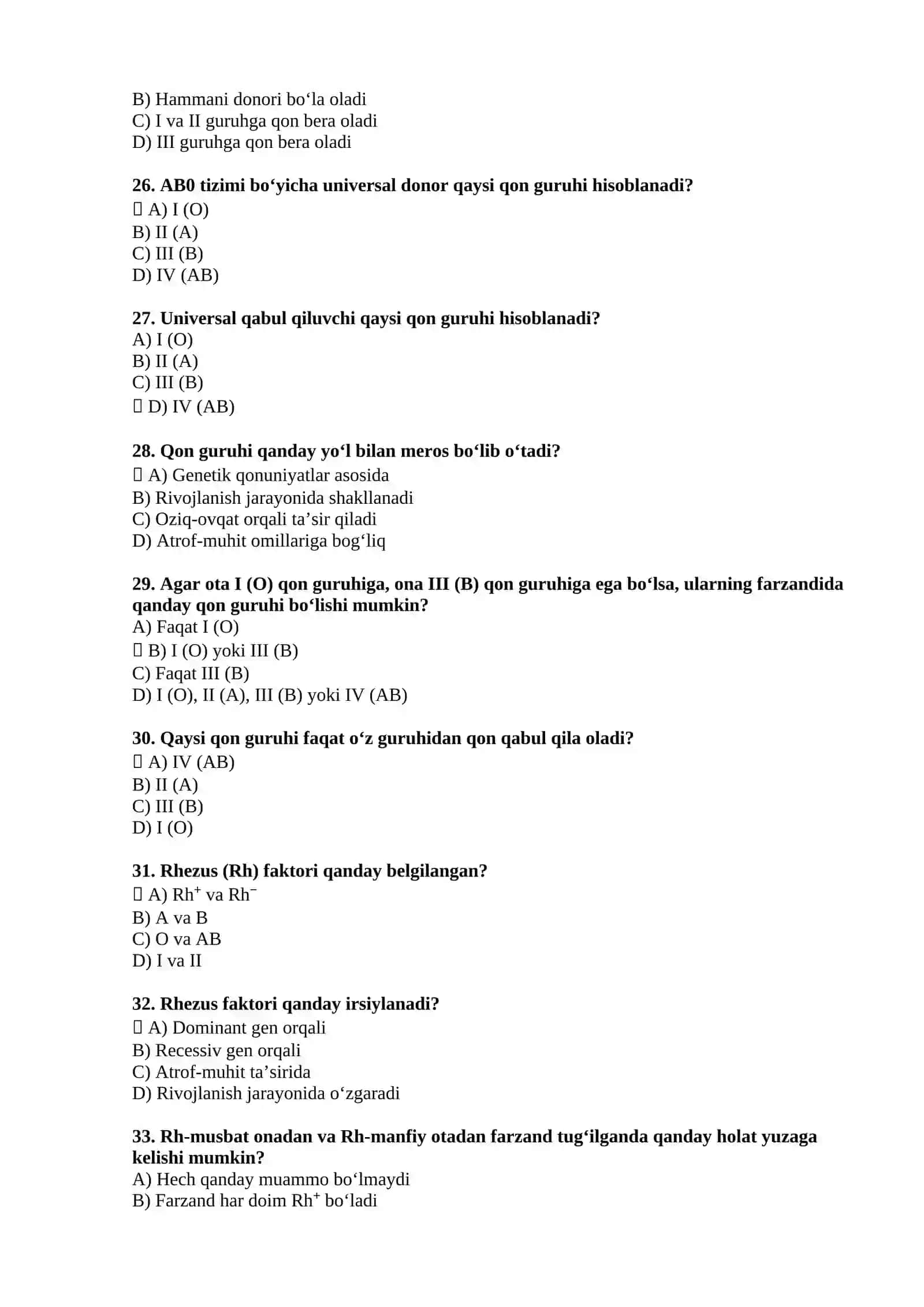 Leykotsitlarning umumiy xususiyatlari 4