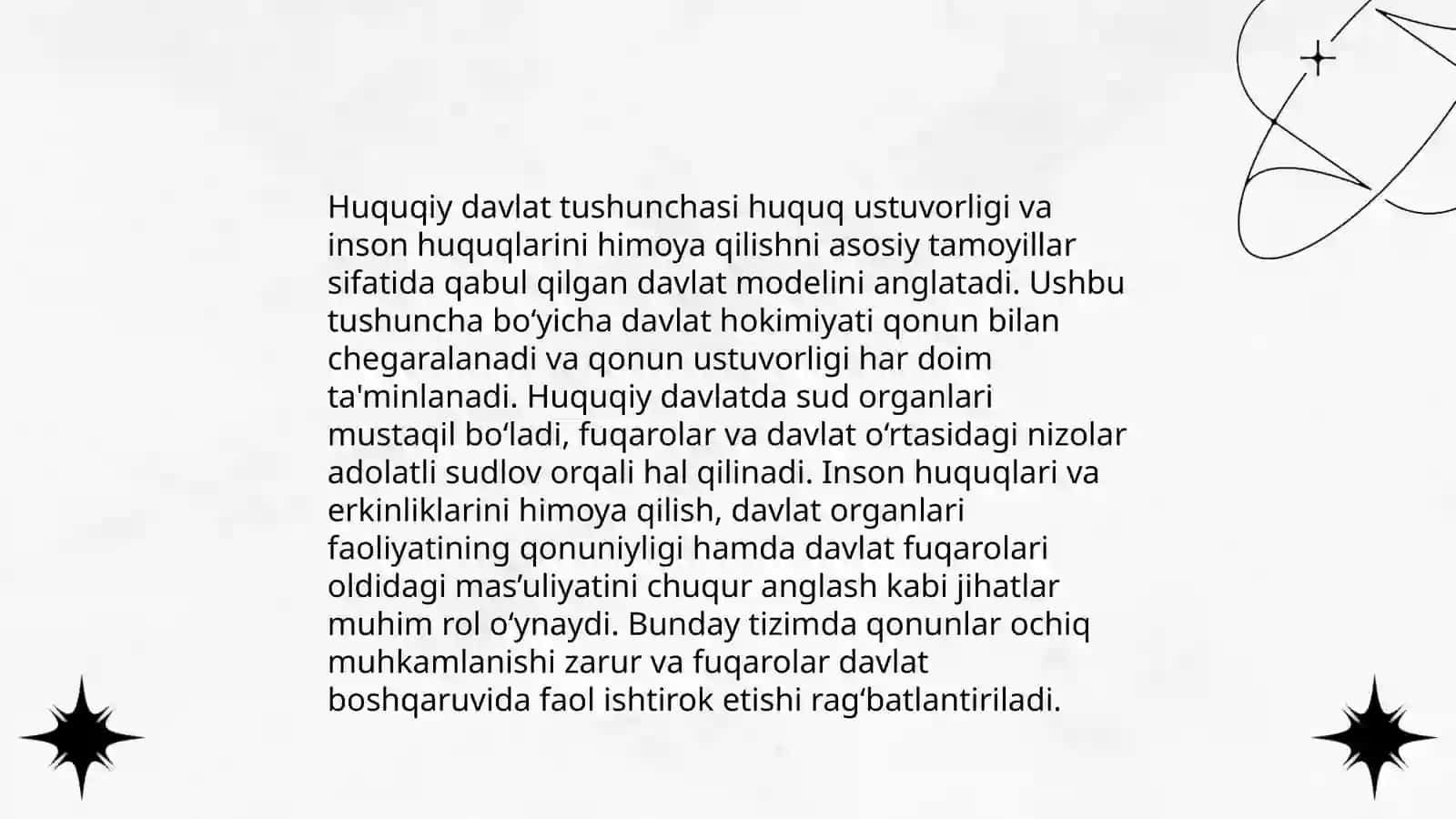 Konistitutsiya va qonunning ustunligi. Huquq ustuvorligi va konistitutsiyang ustunligi 4