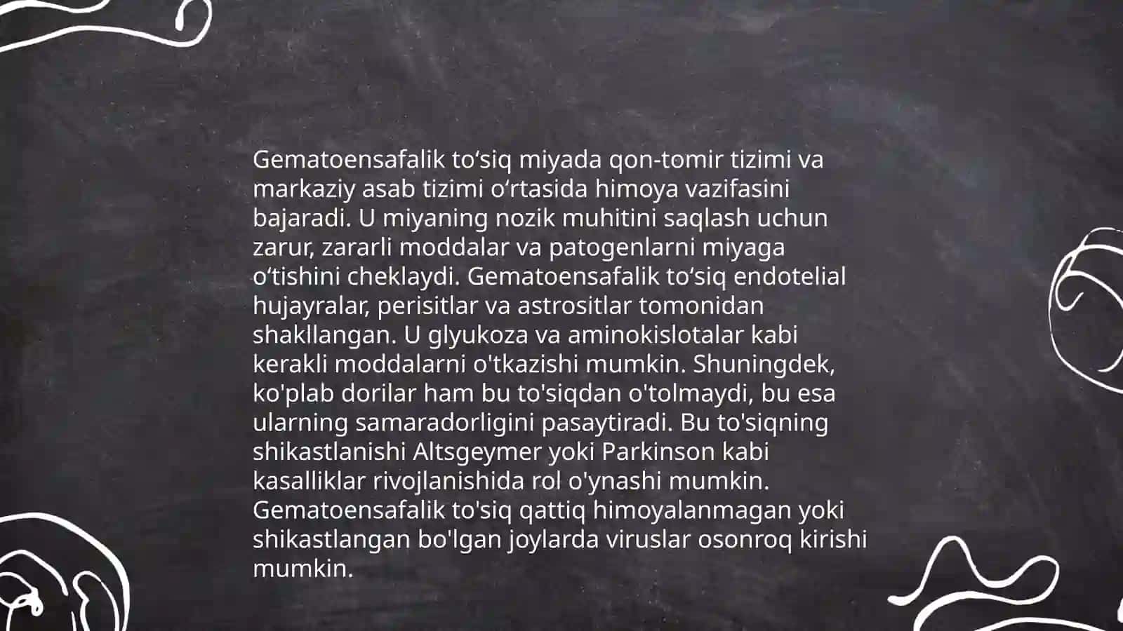 Gematoensafalik toʻsiq gistalogiyasi 4