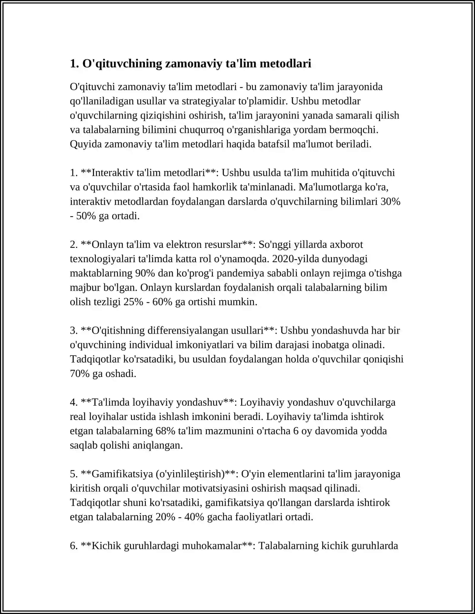 O'QITUVCHINING INNOVATSION FAOLIYATI 4
