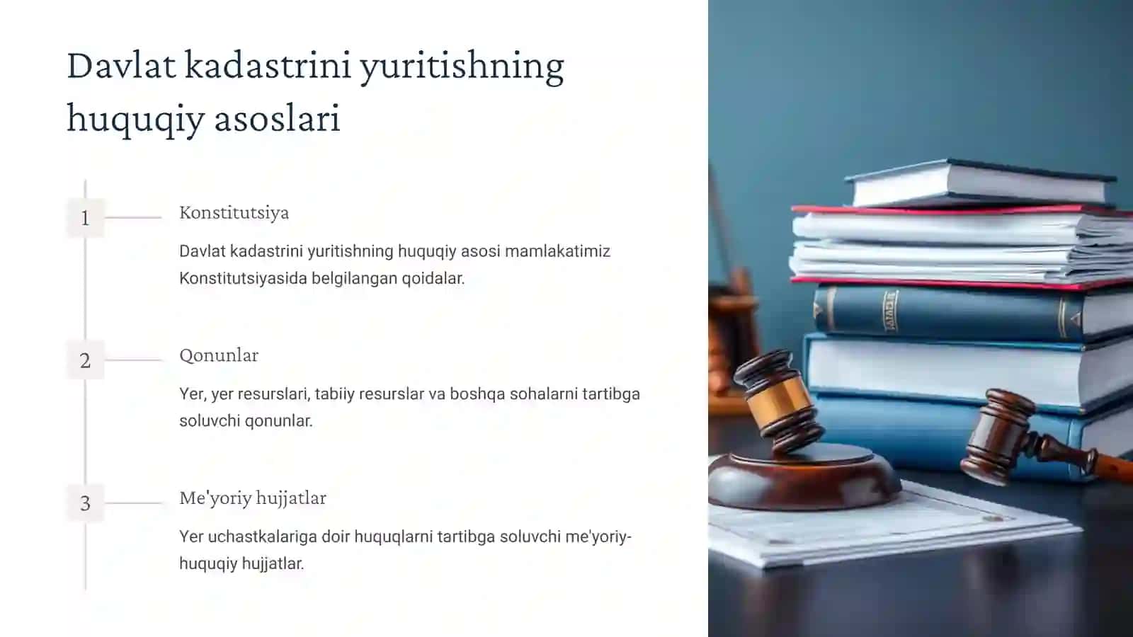 Yer uchun davlat kadastrini yuritishning maqsadi va vazifalari 4