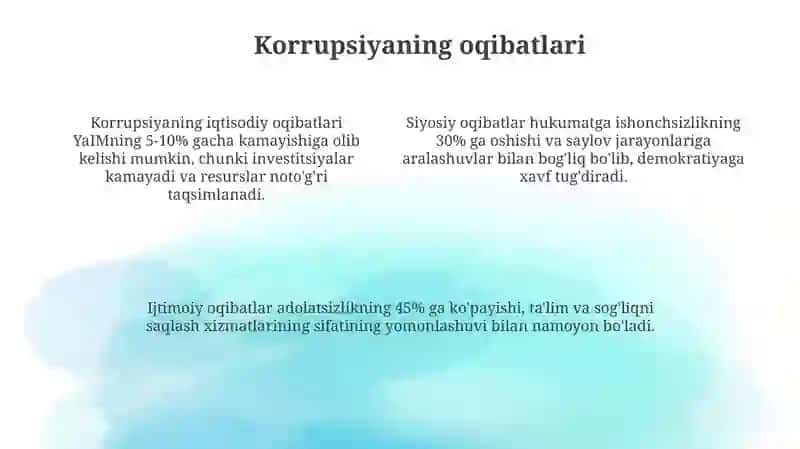 Korrupsiyaning mohiyati va shakllari 4