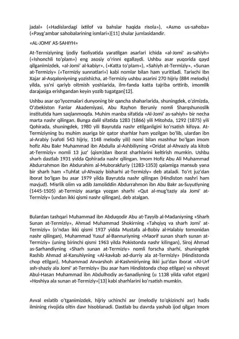 ABU ISO AT-TERMIZIY 4