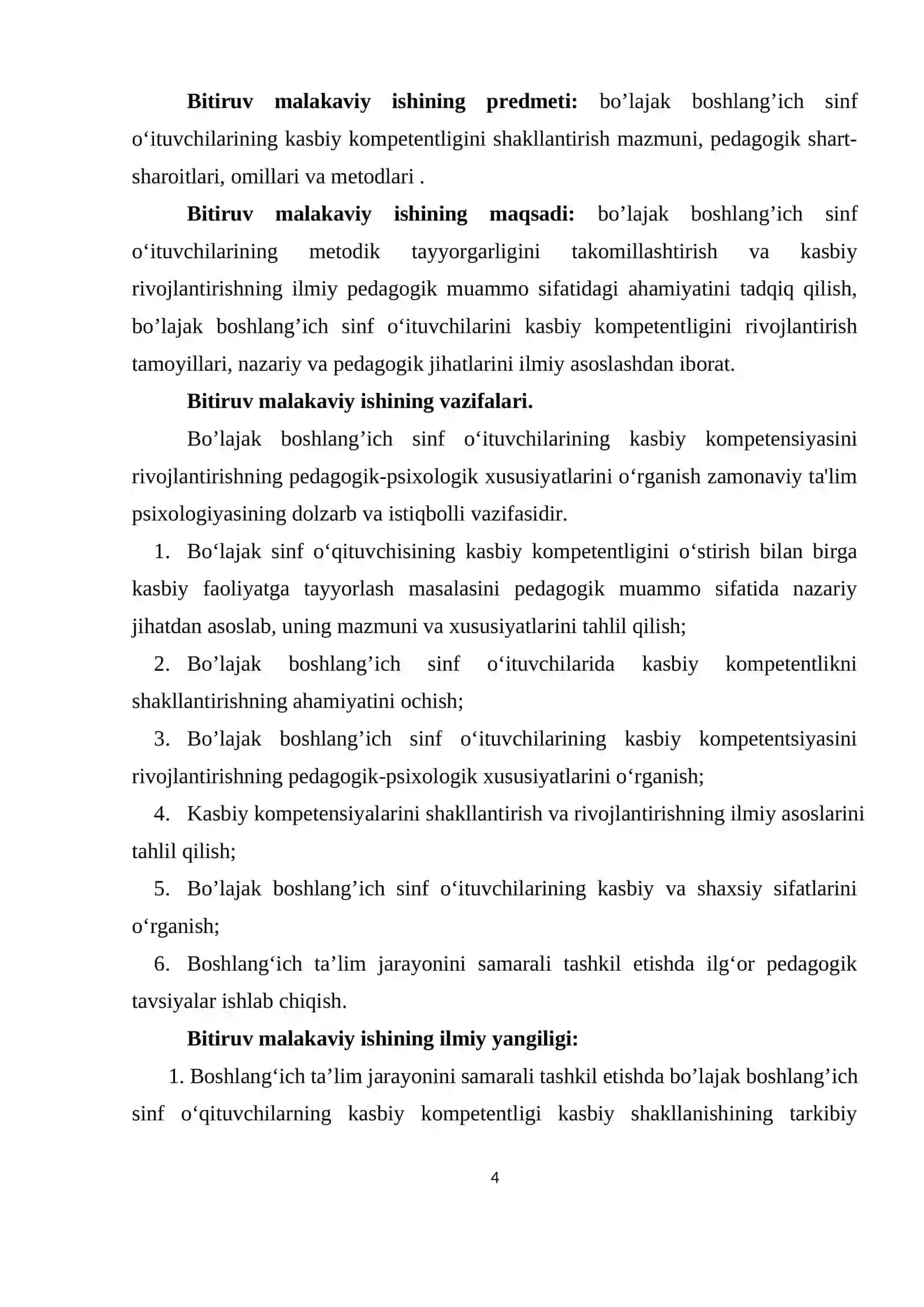 Boshlang'ich sinf o'qituvchisining pedagogik mahorati va uni rivojlantirish yo'llari 4