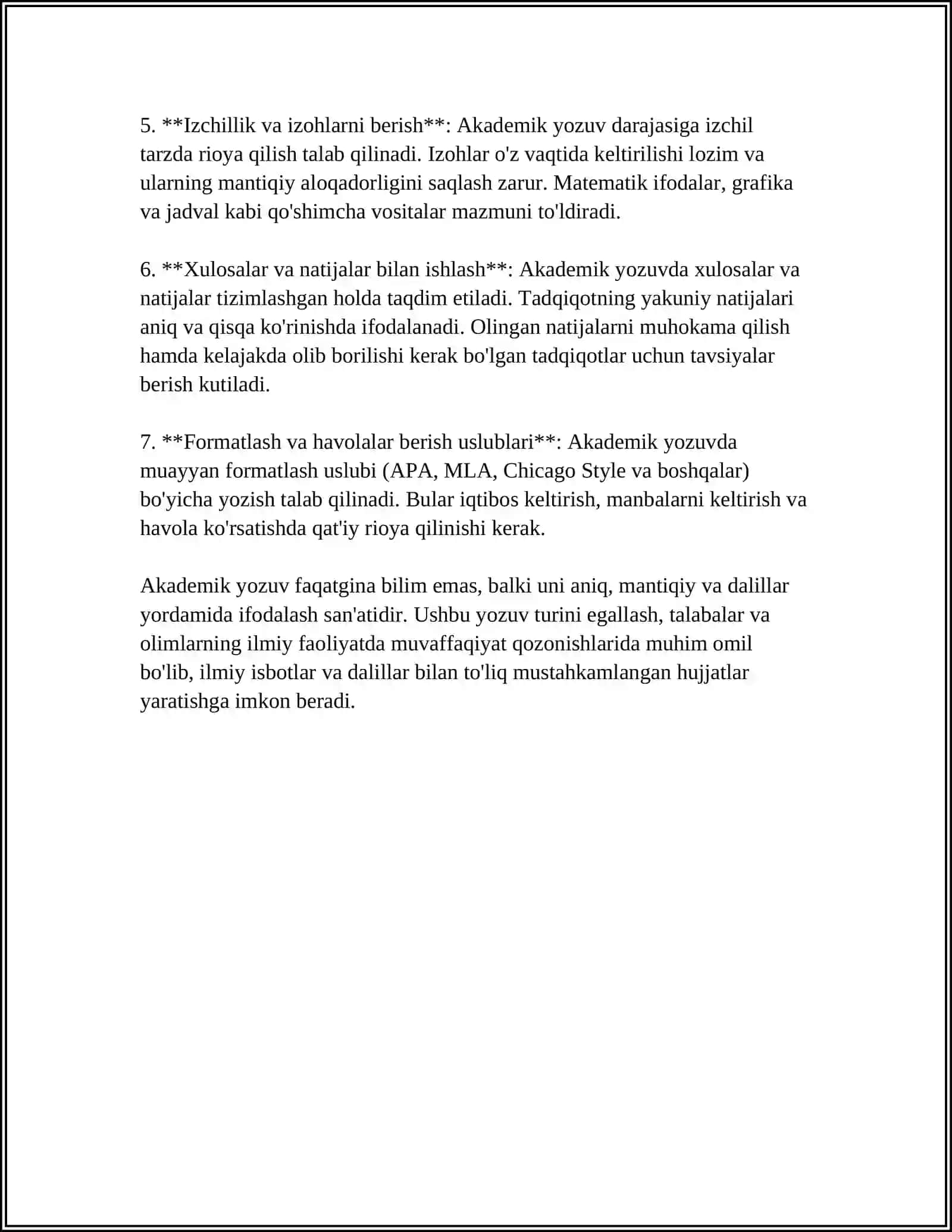 AKADEMIK YOZUVDAN 1,2,3-MUSTAQIL TA'LIM TOPSHIRIQLARI 4