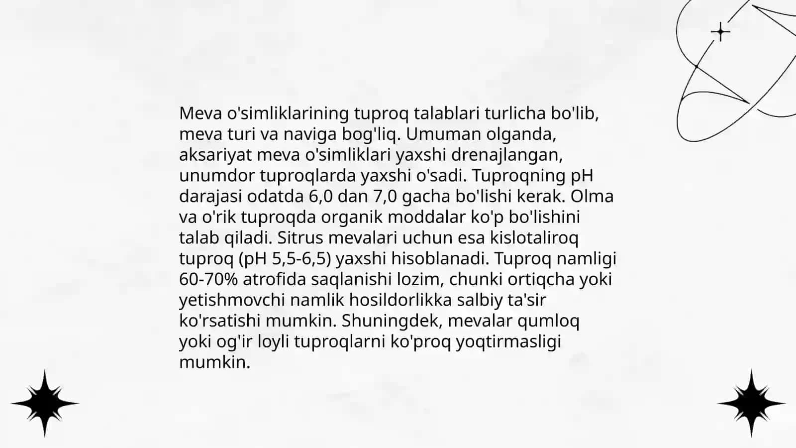 Meva o'simliklarini turlari va ularni rivoilantirish 4