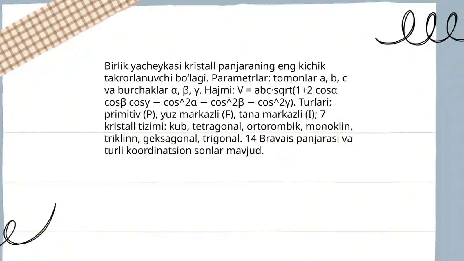Kristall qattiq jismlar va kristallarda simmetriya 4