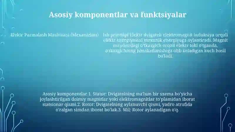 Elektr Parmalash Mashinasi (Mexanizimi)Tuzilishi 4