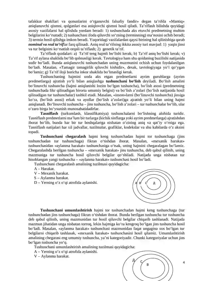 Tafakkur shakllari 4