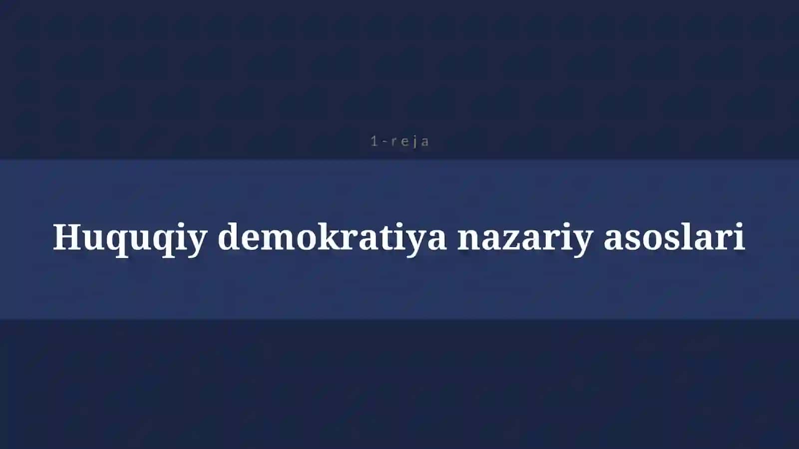 O‘ZBEKISTONDA HUQUQIY DEMOKRATIK JAMIYAT VA FUQAROLIK JAMIYATI ASOSLARINING SHAKLLANISHI 4
