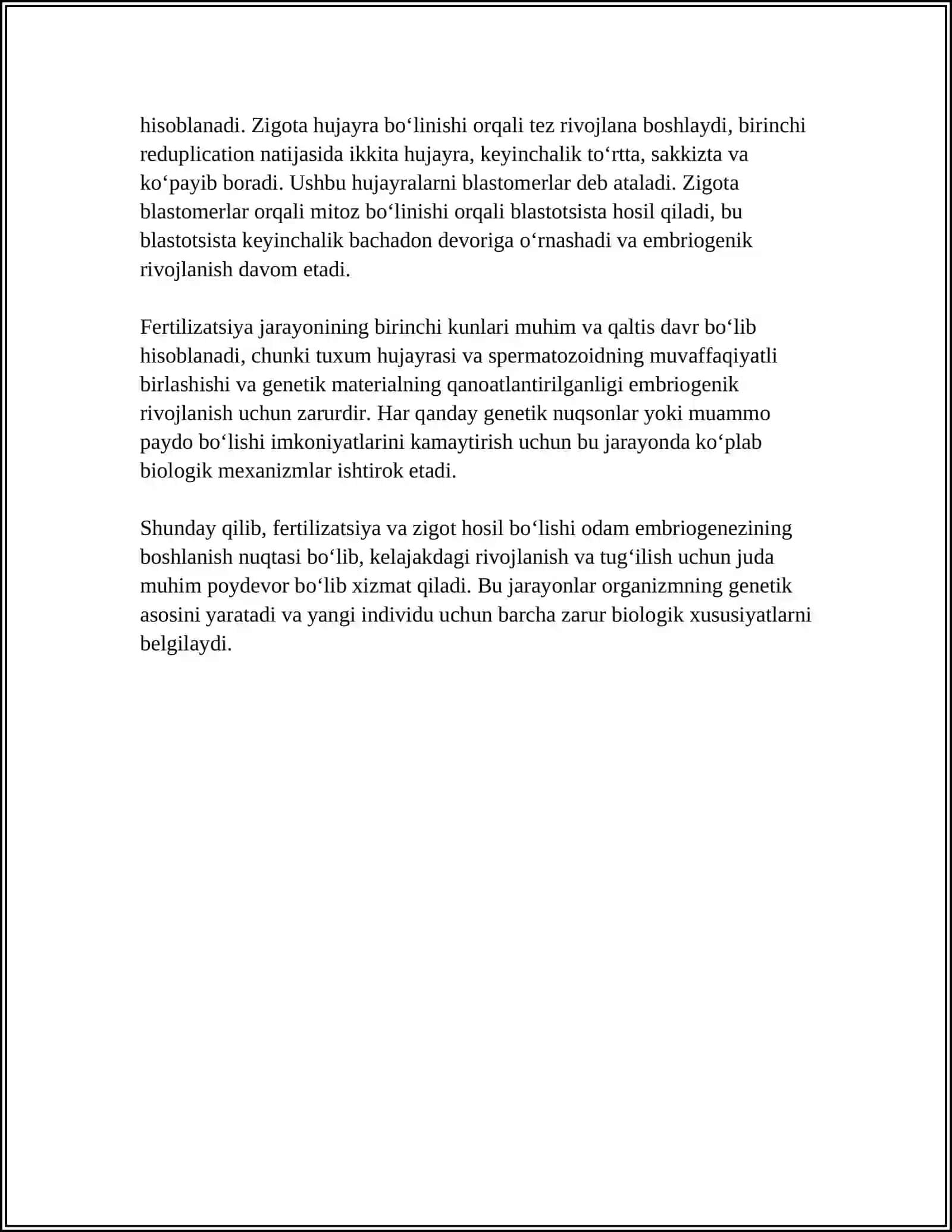 ODAM EMBRIOGENEZINING QALTIS DAVRLARI 4