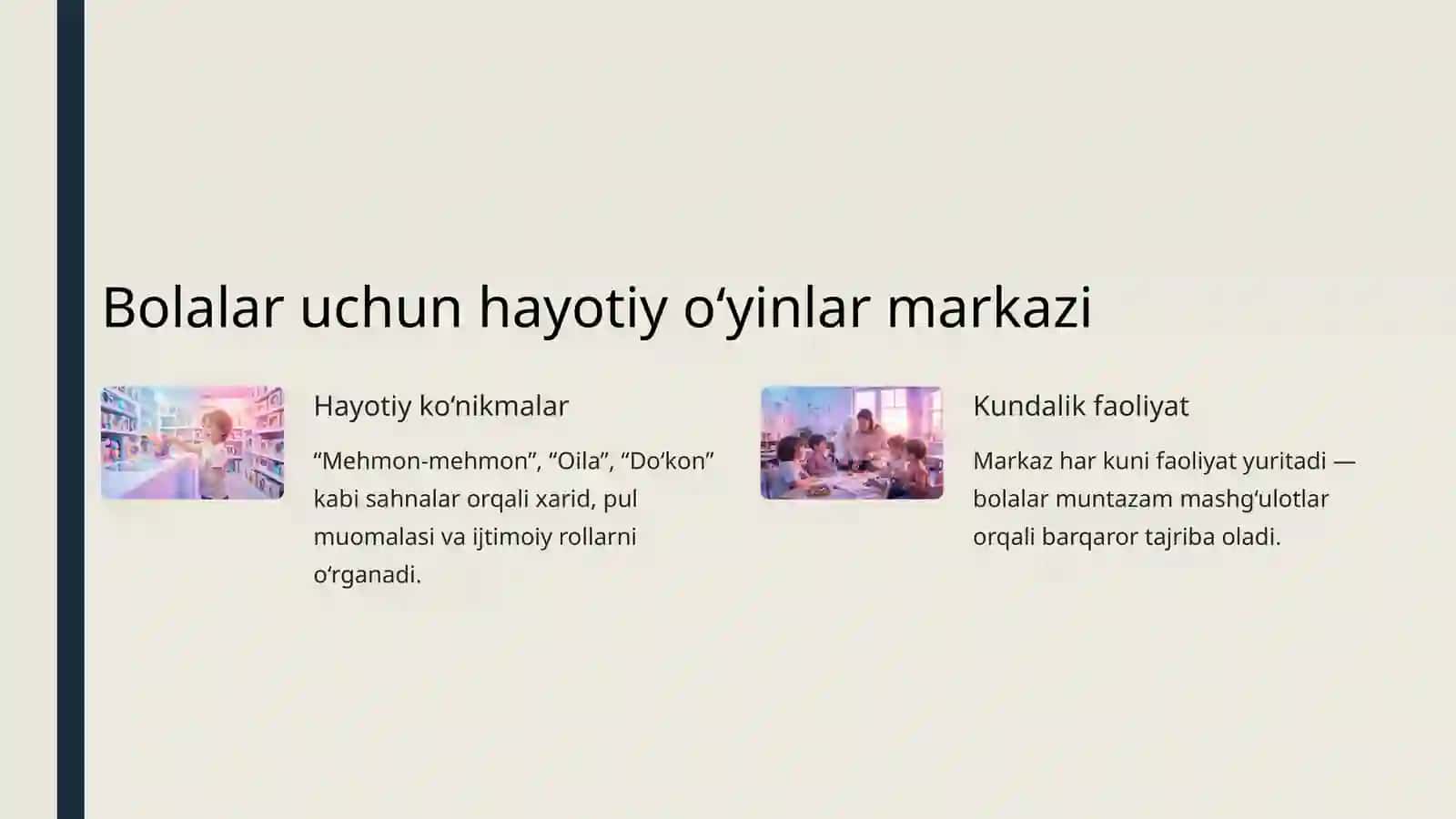 SYUJETLI RO’LLI O’YINLAR VA SAXNALASHTIRISH MARKAZI 4