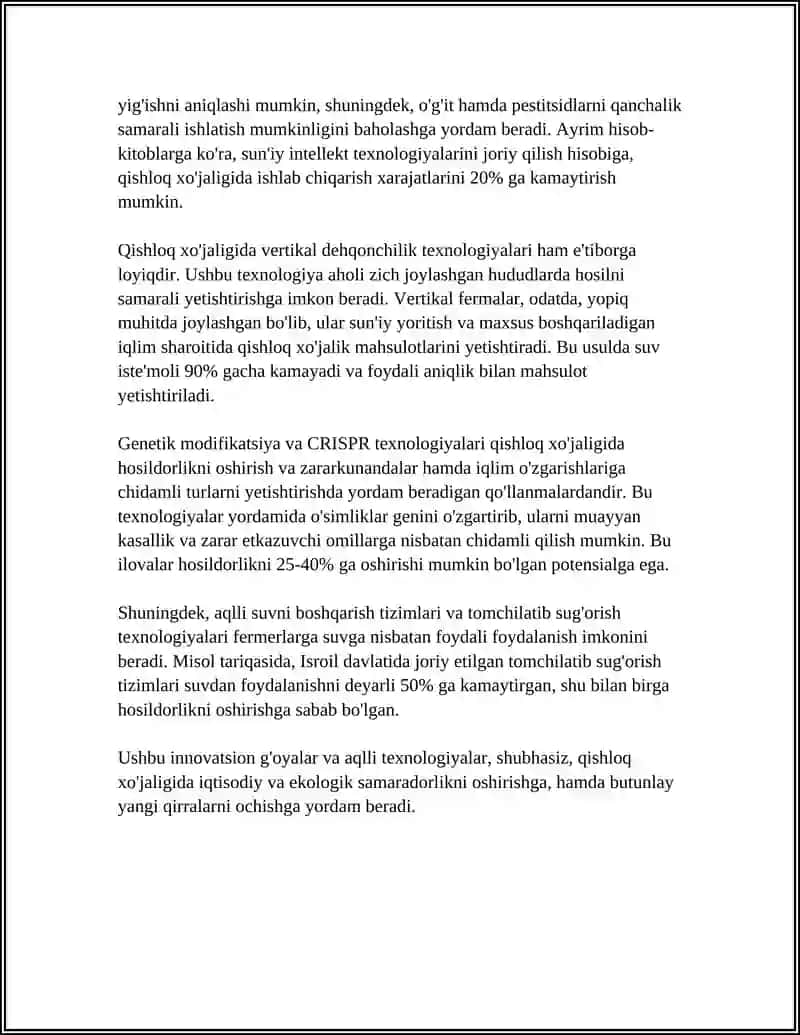 INNOVATSION G'OYALAR 4