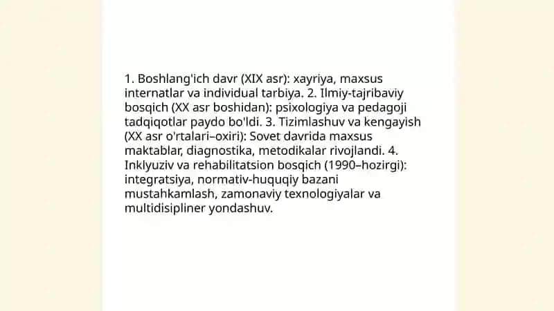 Korreksion (maxsus) pedagogikaning nazariy asoslari va tushunchalari 4