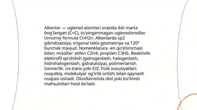 Organik birikmalarning sinflari 4
