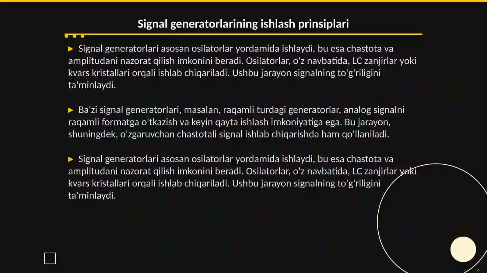 Signal generatorlari, generatorlarning turlari, kvars generatorlari 4