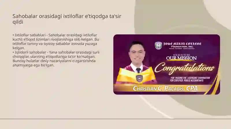Islom oqimlari va yoʻnalishlarning paydo boʻlishi sabablari eʼtiqodidagi boʻlinish sabablari va oqibatlari 4