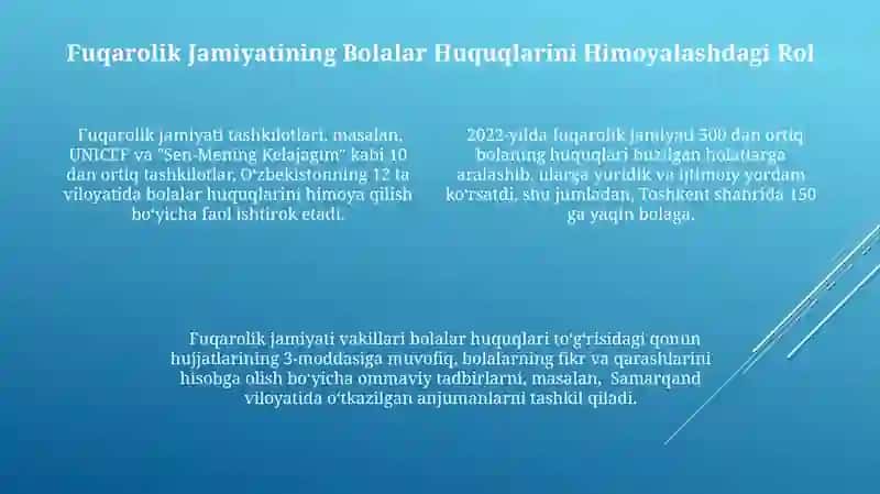 Bolaning Konstitutsiyaviy Huquq va Erkinliklarini Ta’minlash 4