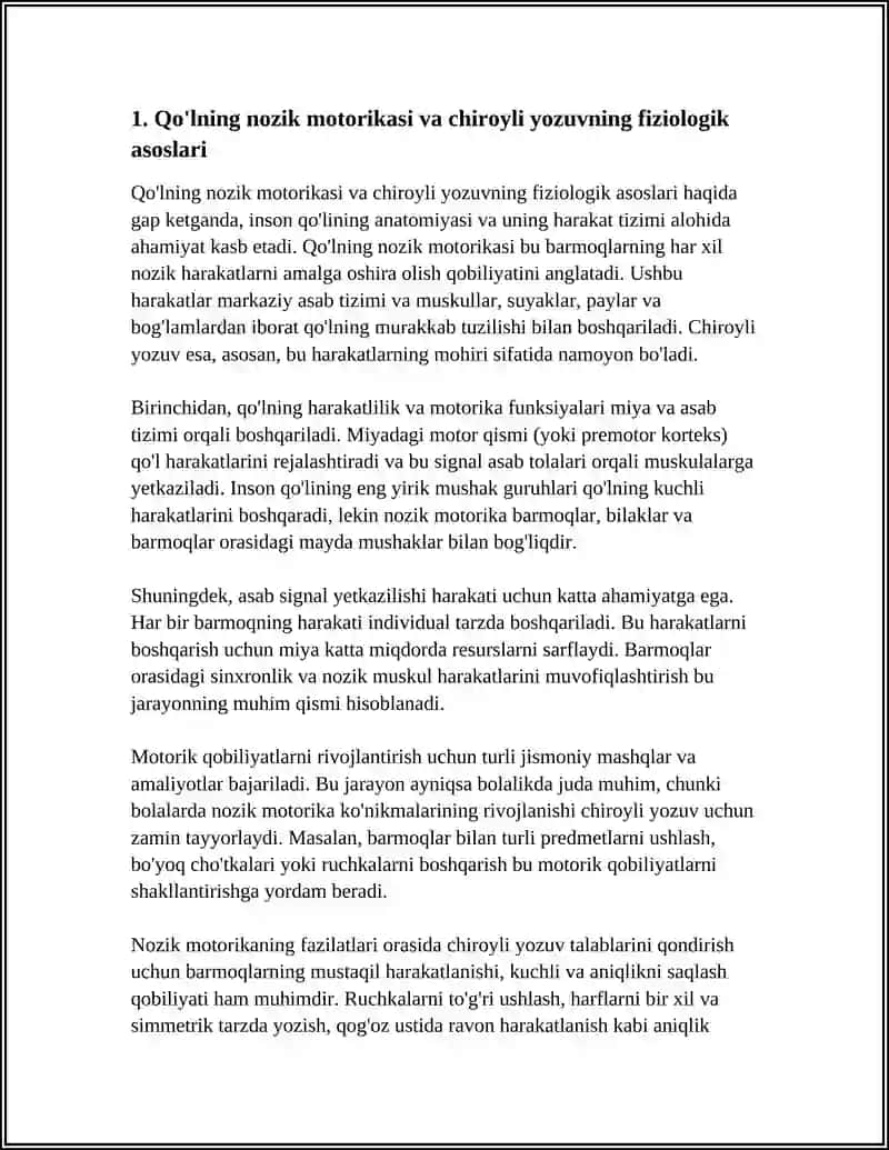 CHIROYLI YOZUV MALAKASINI SHAKLLANTIRISH NING FIZIOLOGIYASI ASASLARI 4