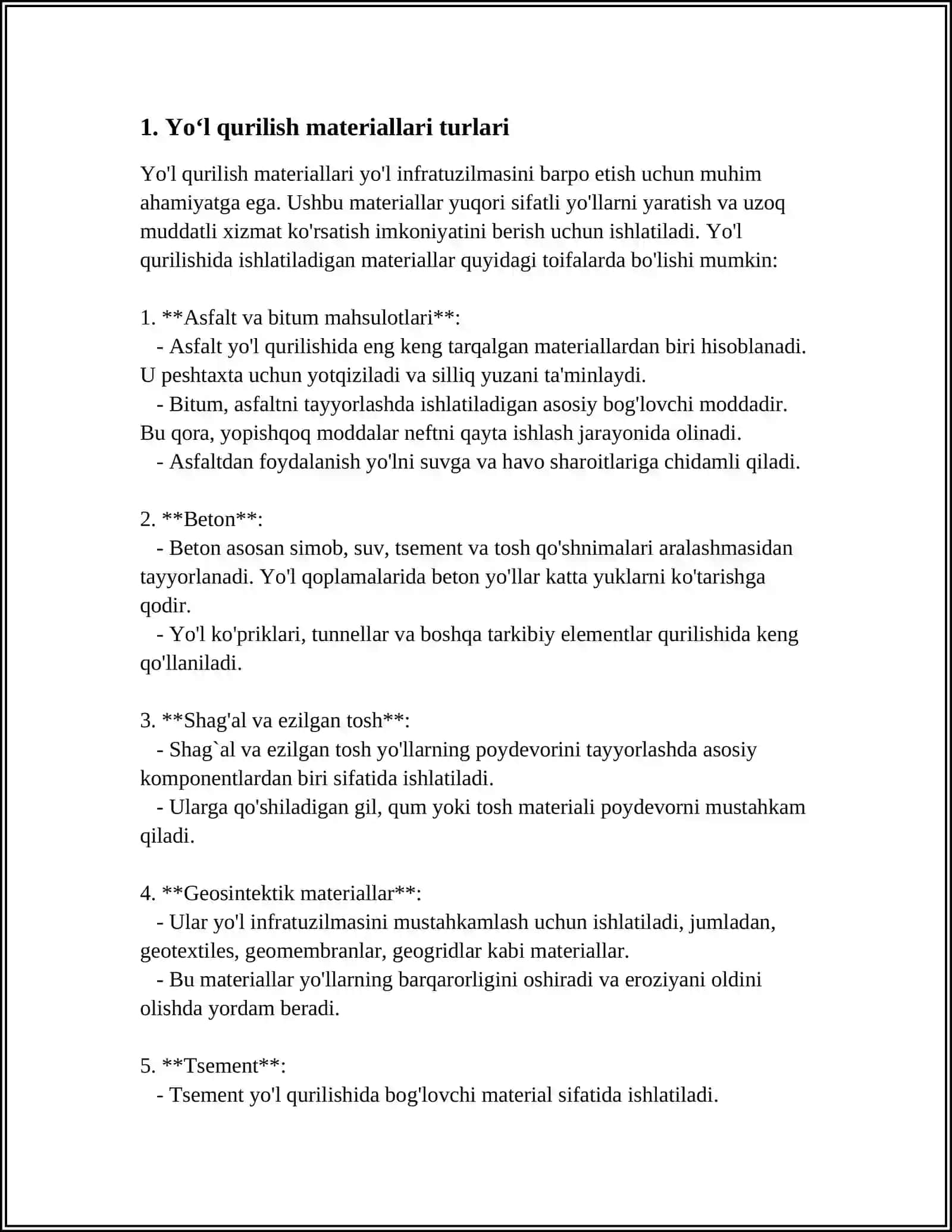 XORIJIY DAVLATLARDA QO'LLANILADIGAN YO‘L USTKI QURILMASI 4