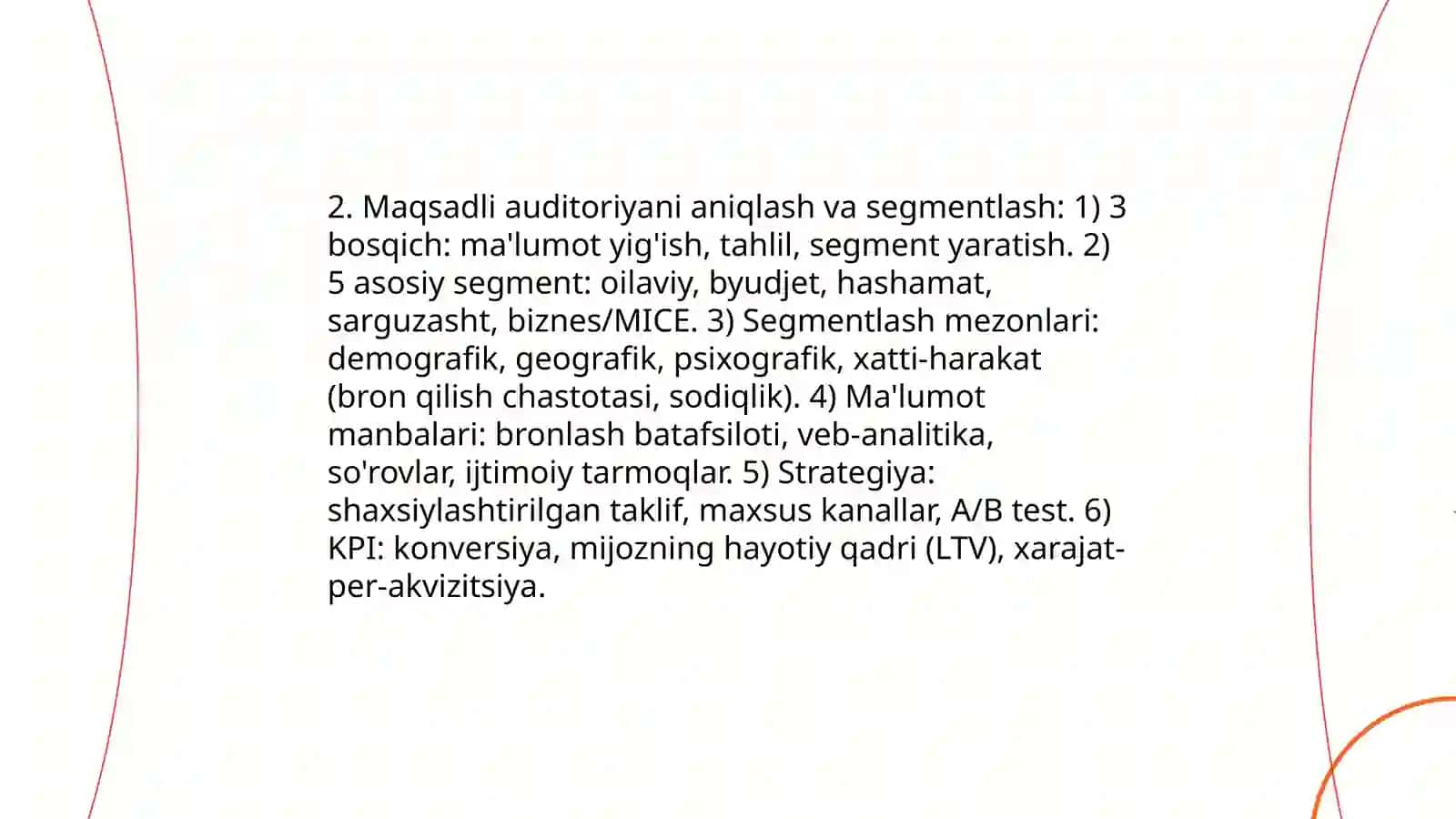 Sayohat agendliklari uchun samarali marketing strategiyalari 4