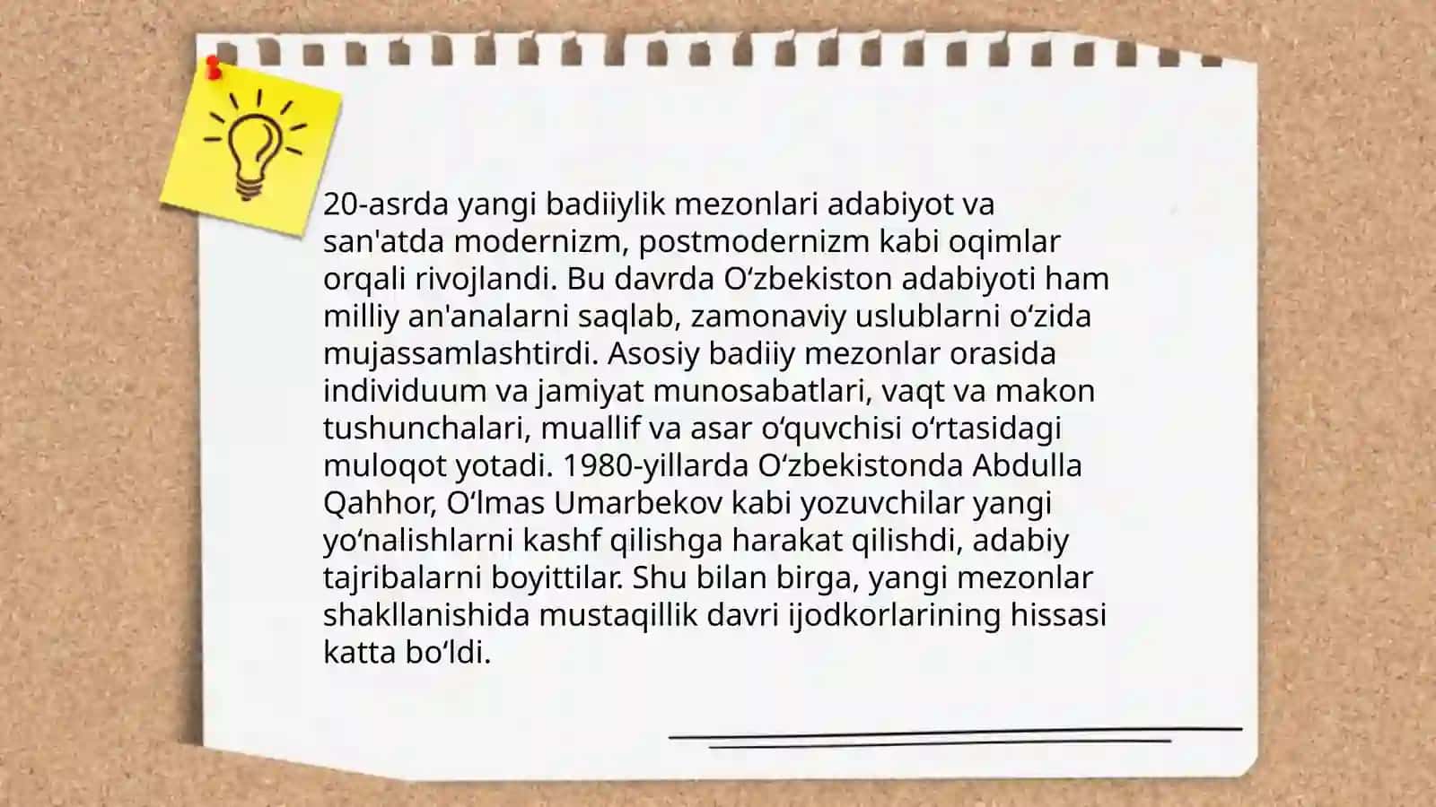 Mustaqillik davrida adabiyotning yangi qirralari 4