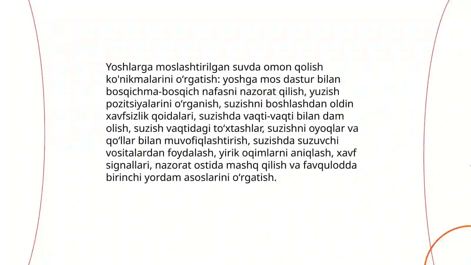 Bolalarni suv sportiga tayyorlashda xavfsizlik qoidalarni oʻrgatishning ahamiyati 4