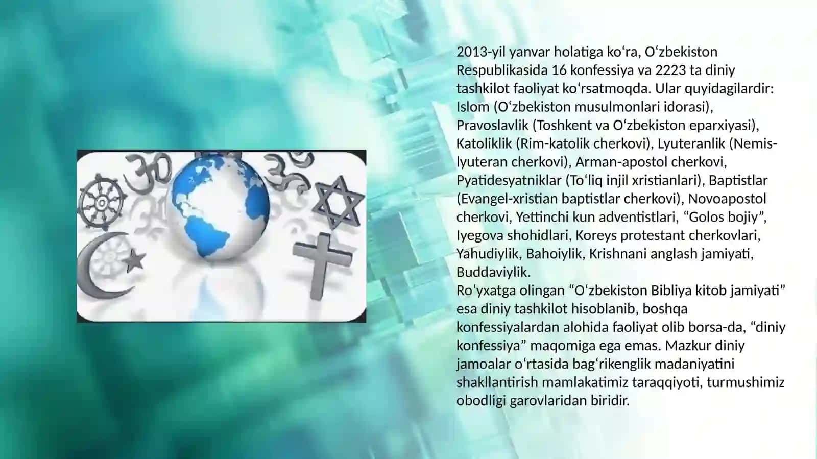 O’zbekistonda din va diniy tashkilotlar 4