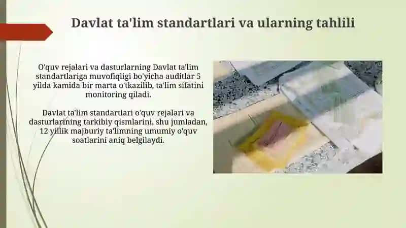 Ta'lim jarayonining normativ-huquqiy hujjatlarini tahlil qilish metodologiyasi 4