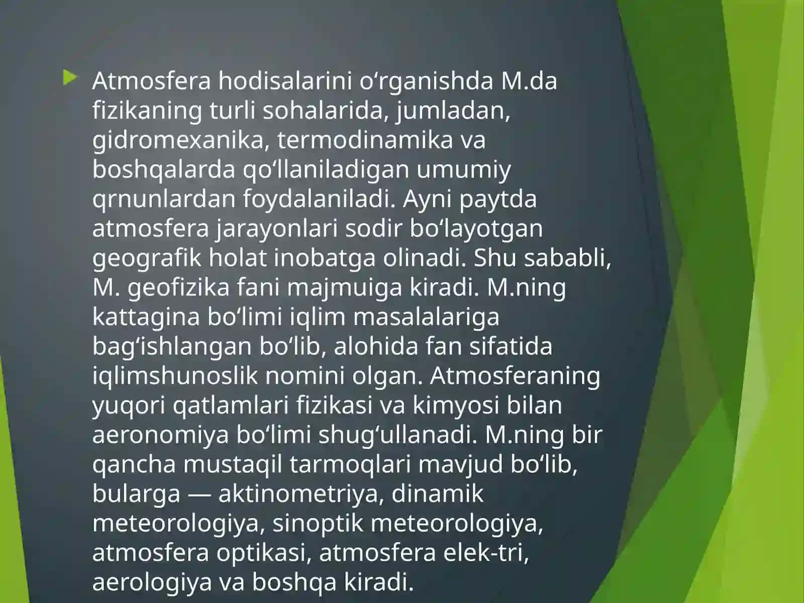 MATEOROLOGIK KUZATUVLAR MUDDATLARI 4
