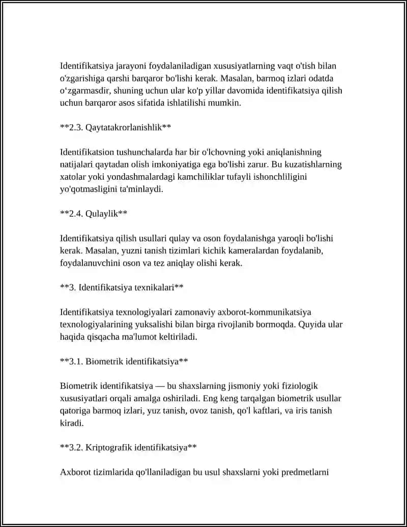 IDENTIFIKATSIYA VA AUTENTIFIKATSIYA TUSHUNCHASI VA VAZIFALARI 4