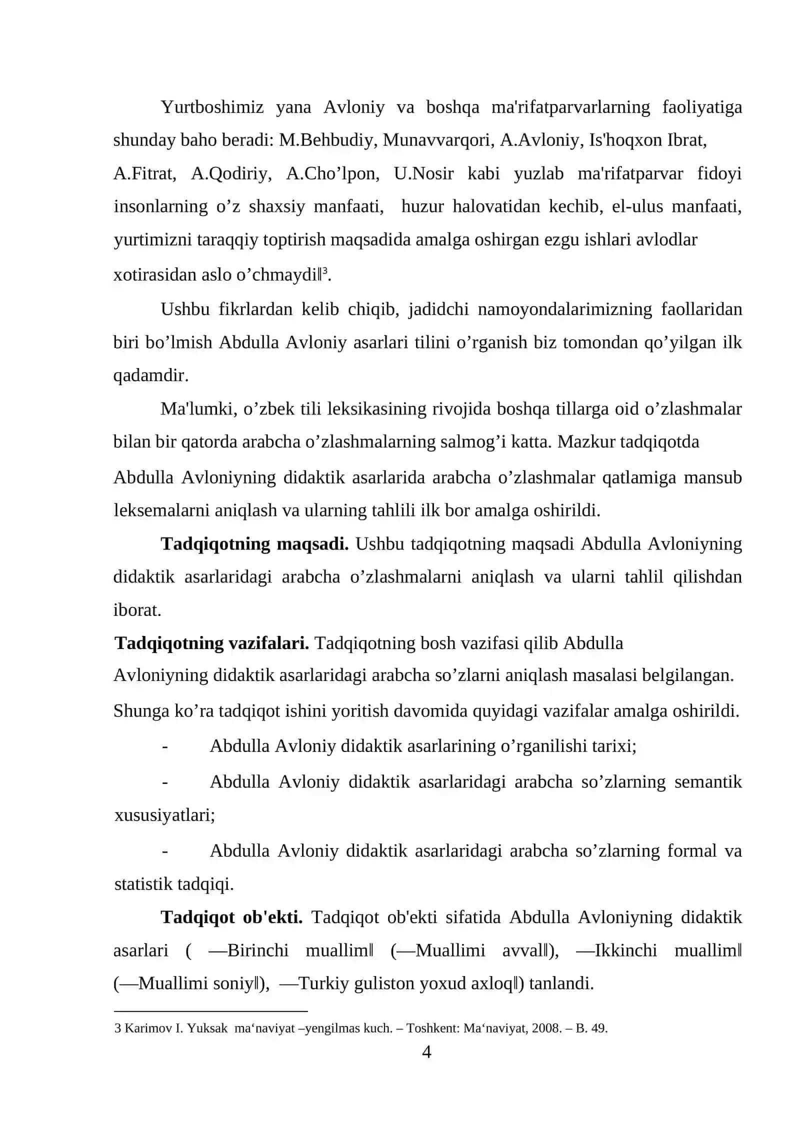 ABDULLA AVLONIYNING DIDAKTIK ASARLARIDAGI ARABCHA SO’ZLAR TADQIQI 4
