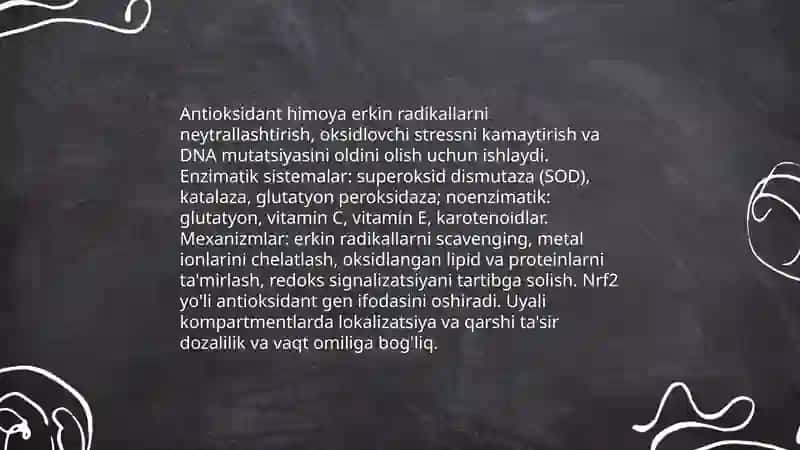 Organizmning mutagen tasirga chidamliligi 4