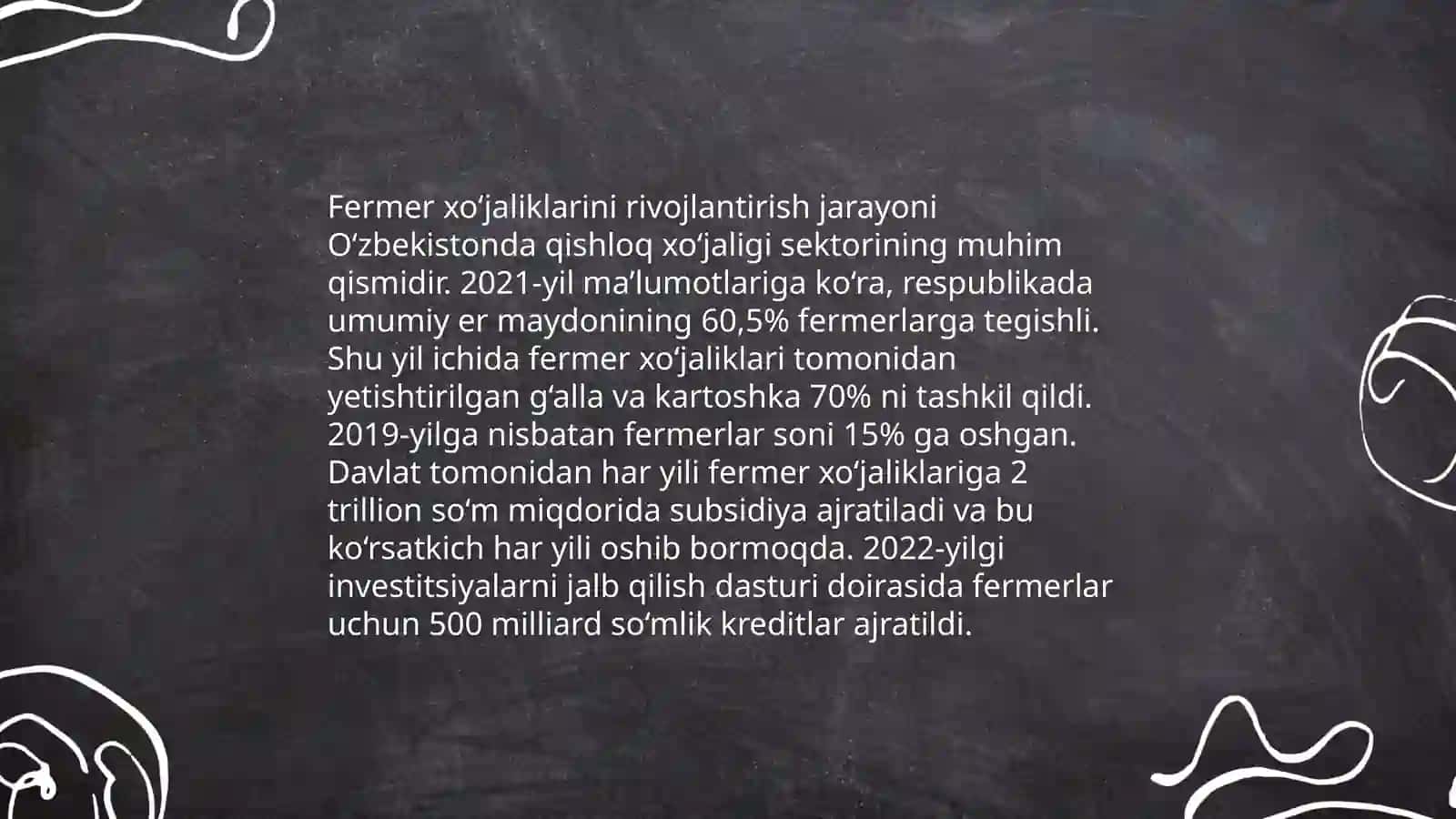 Mustaqillik yillarida qishloq xo‘jaligi va sanoat sohasidagi o‘zgarishlar 4