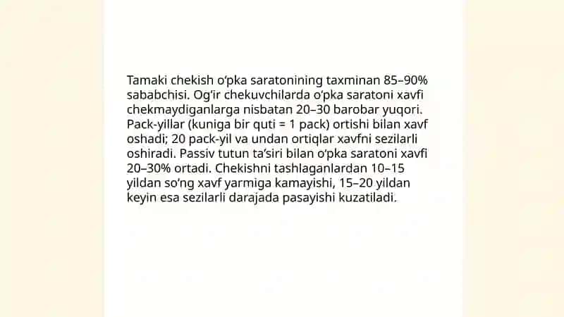 Chekish nafas azolariga salbiy ta'siri 4