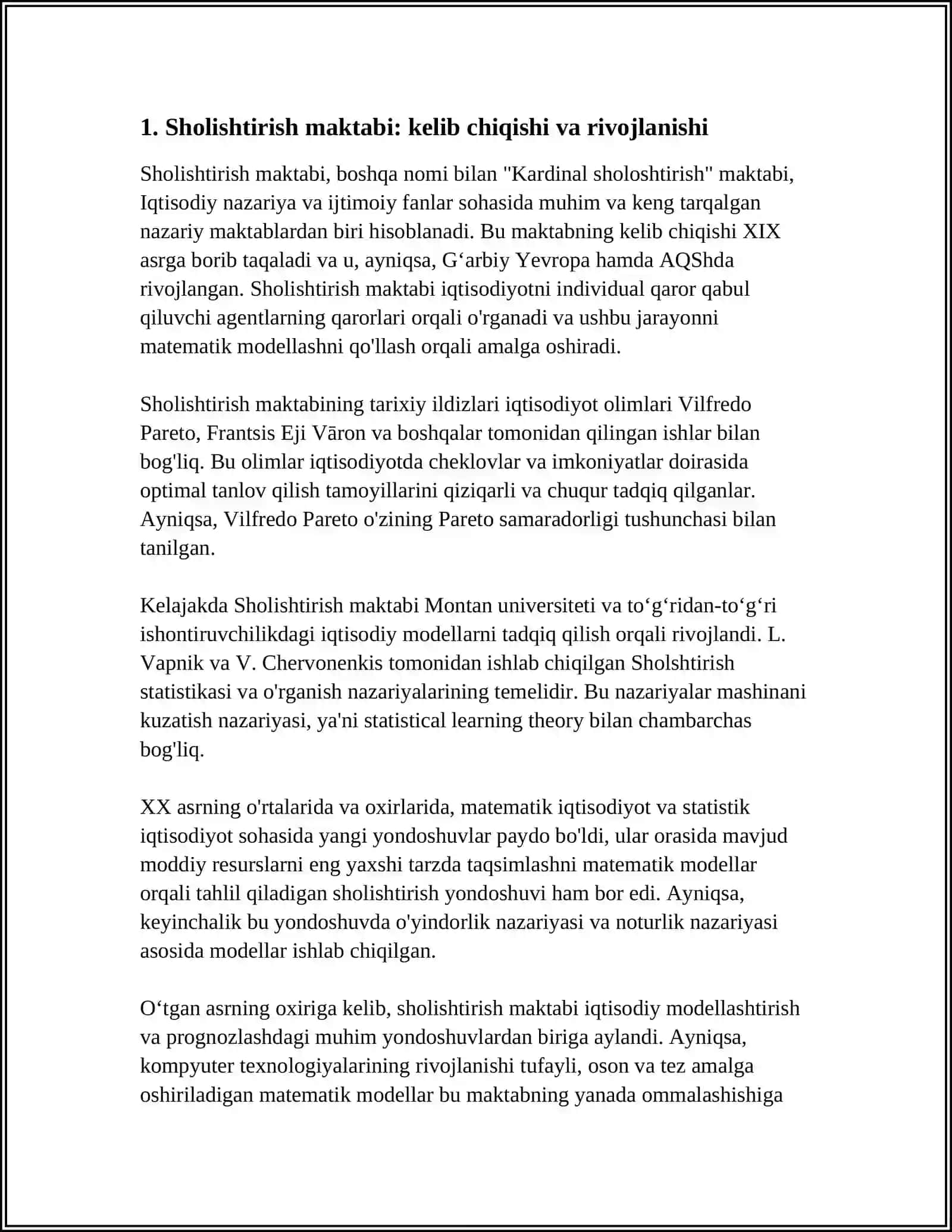 GERMANYADA IQTISODIY KONSEPSIYALARNI SHAKILLANISHI SH.LISTNING TARIXIY MAKTABI VA UNING IQTISODIY QARASHLARI 4